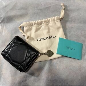 Tiffany & Co. Quilted Black Wallet